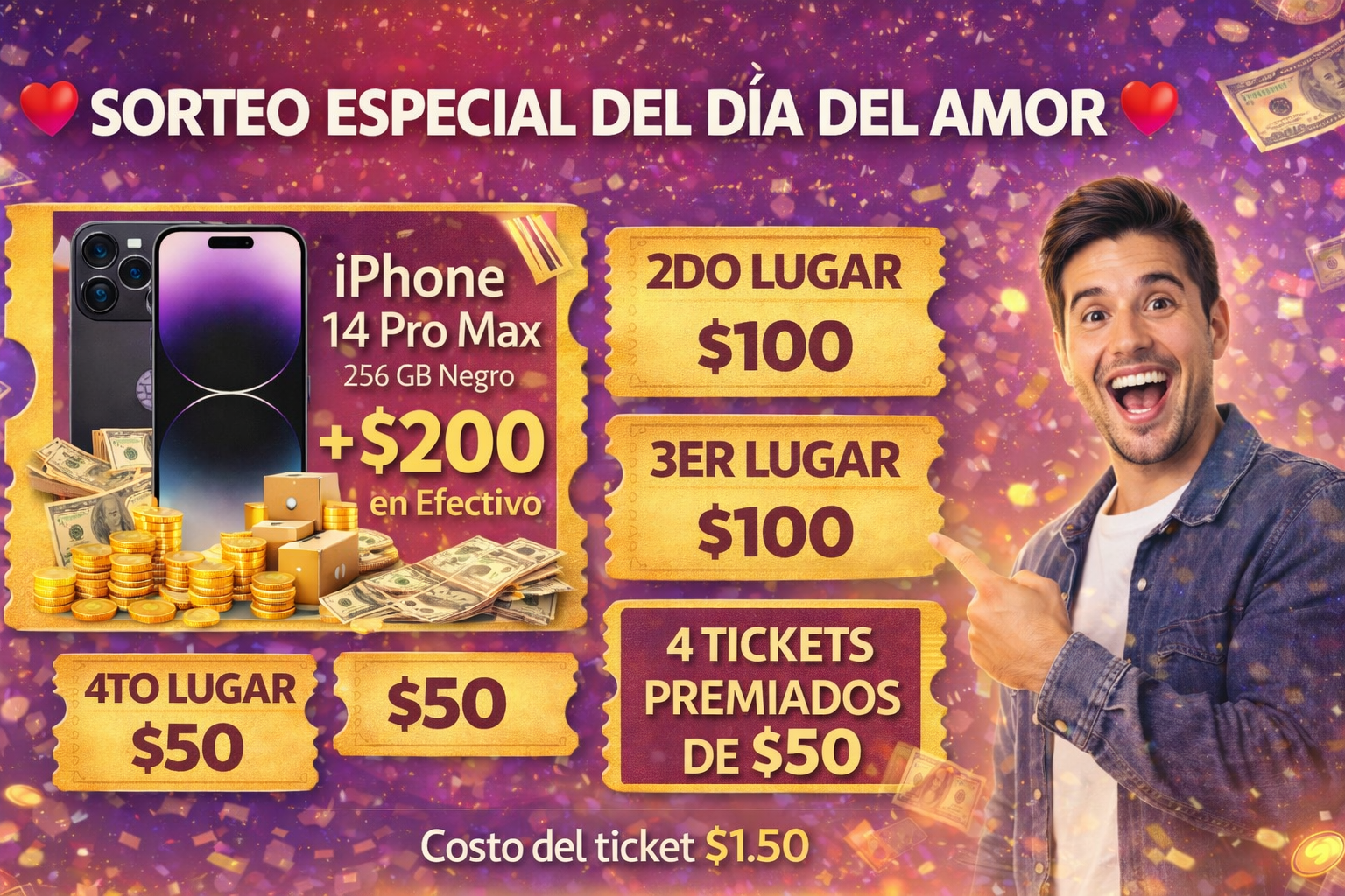 ❤️ SORTEO ESPECIAL DEL DÍA DEL AMOR ❤️